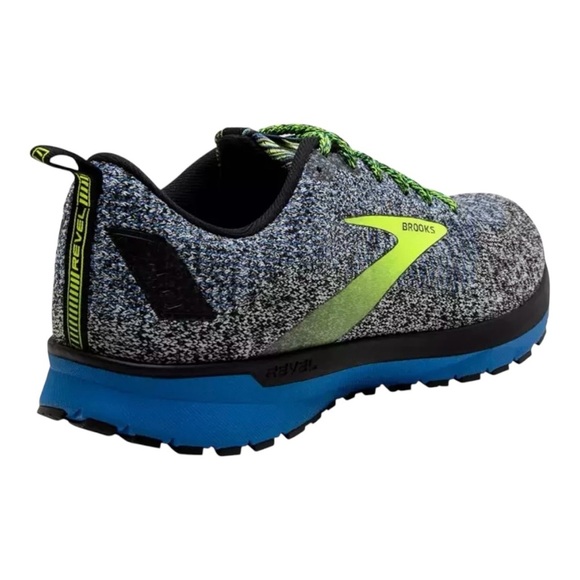 Brooks Revel 4 Knit Road Running Shoes with Green Accents. - Picture 4 of 12